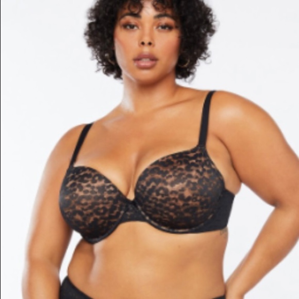Savage X Leopard Lace T-shirt Bra